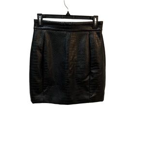 Meshki Women's Black Mini Skirt